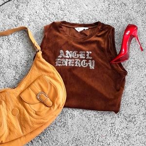《ANGEL ENERGY》RHINESTONE TOP